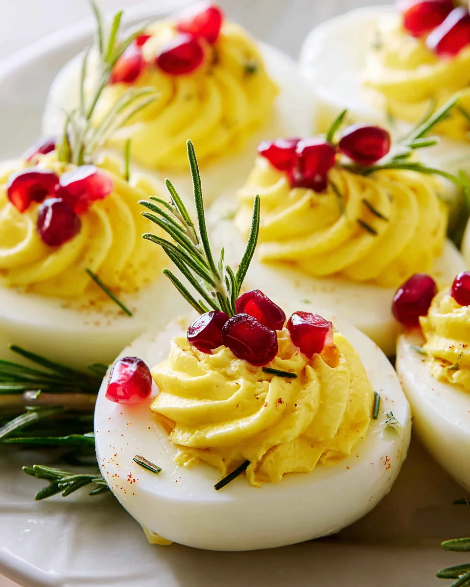 Easy Holiday Deviled Eggs - Your Go-To Festive Appetizer