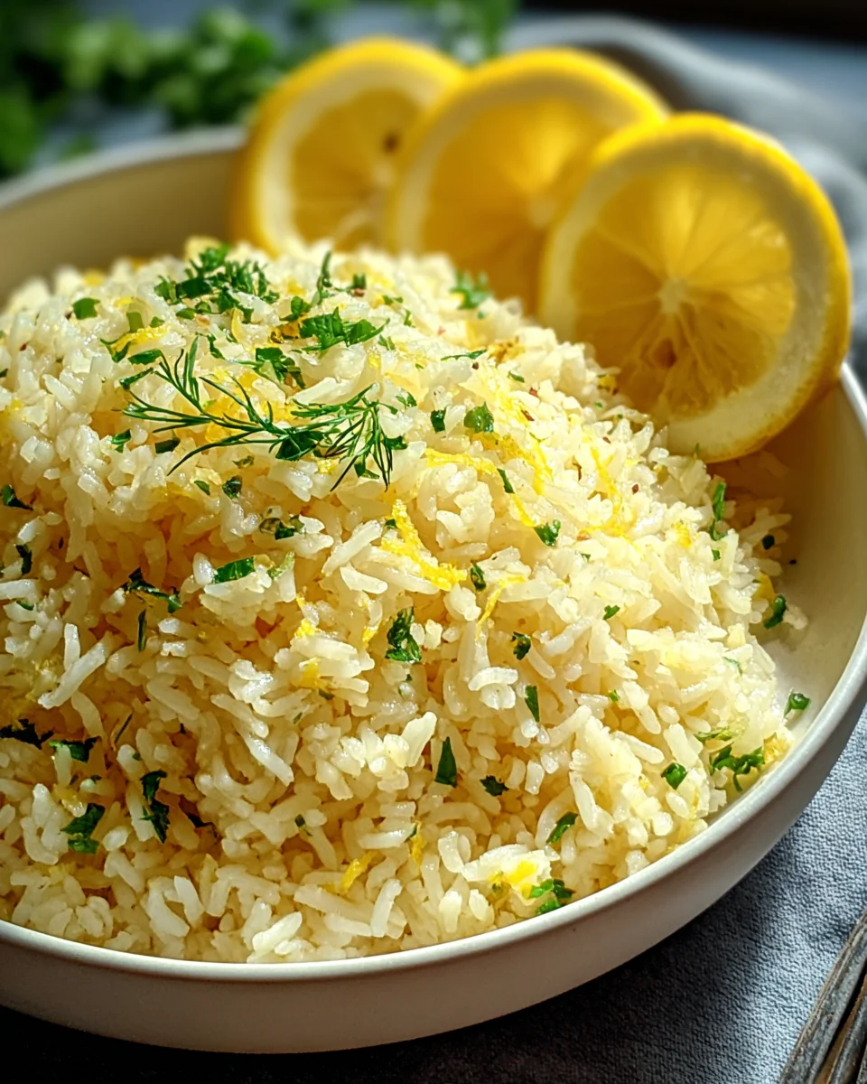 Authentic Greek Lemon Rice Recipe - Easy & Flavorful