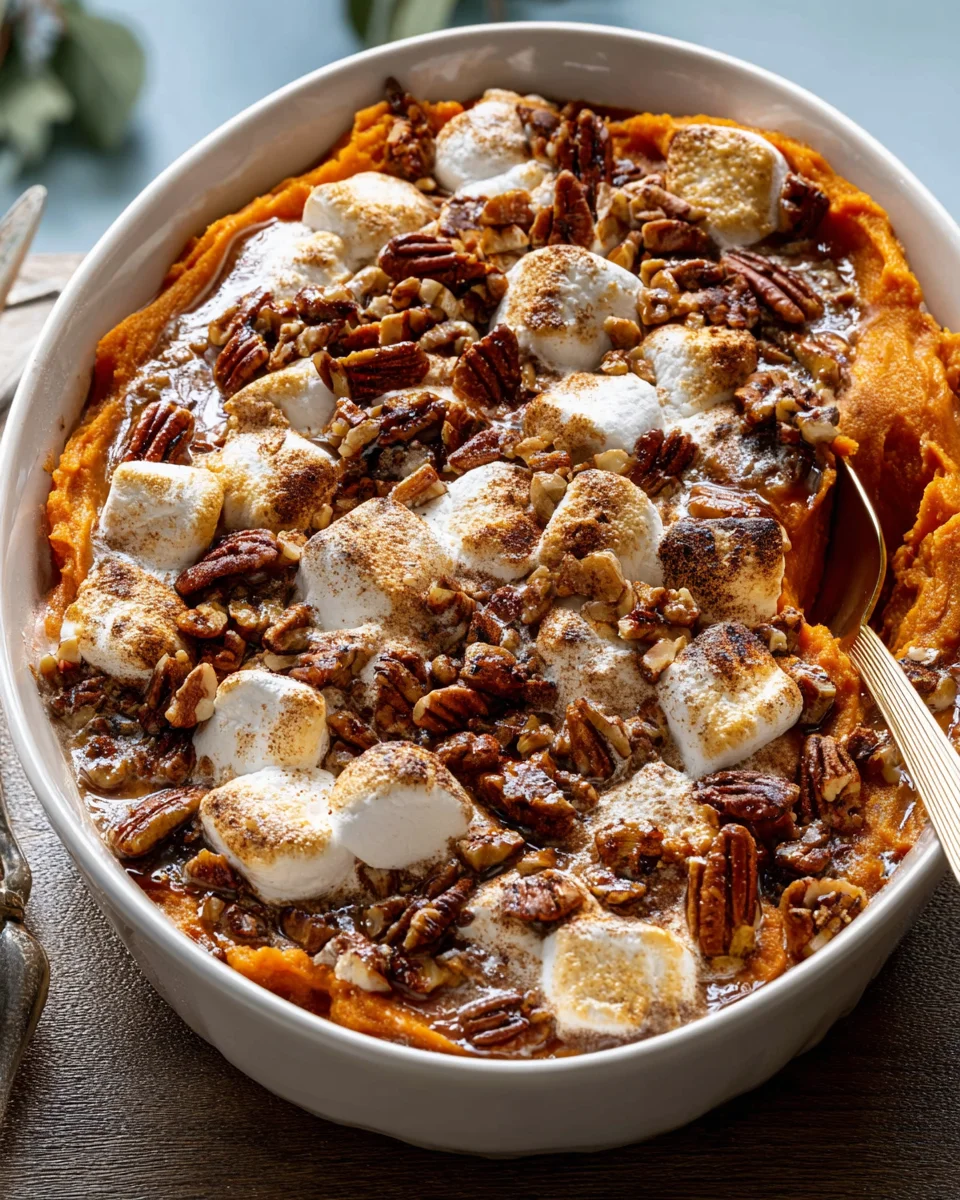 Crowd-Pleasing Southern Maple Sweet Potato Casserole