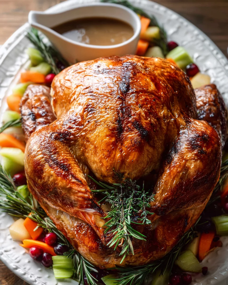 Moist Roasted Turkey & Gravy Recipe - Juicy & Flavorful!