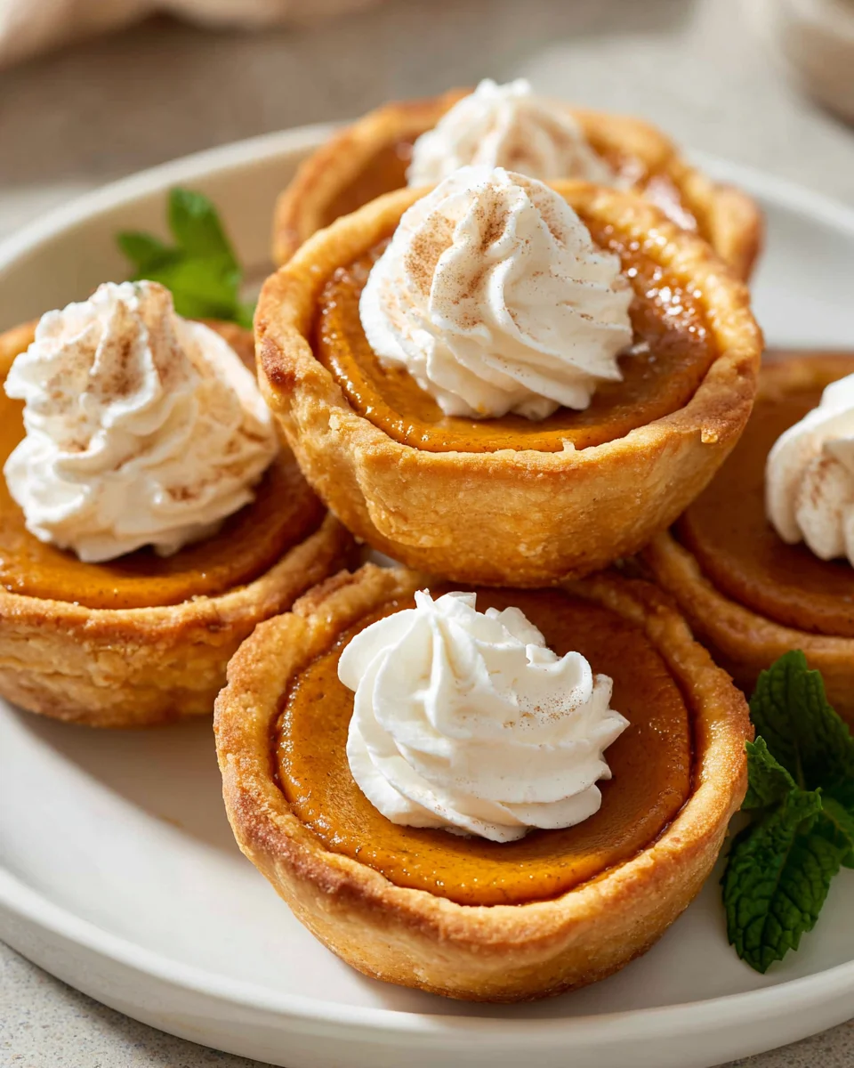 Delicious Mini Pumpkin Pies Recipe for Fall Festivities