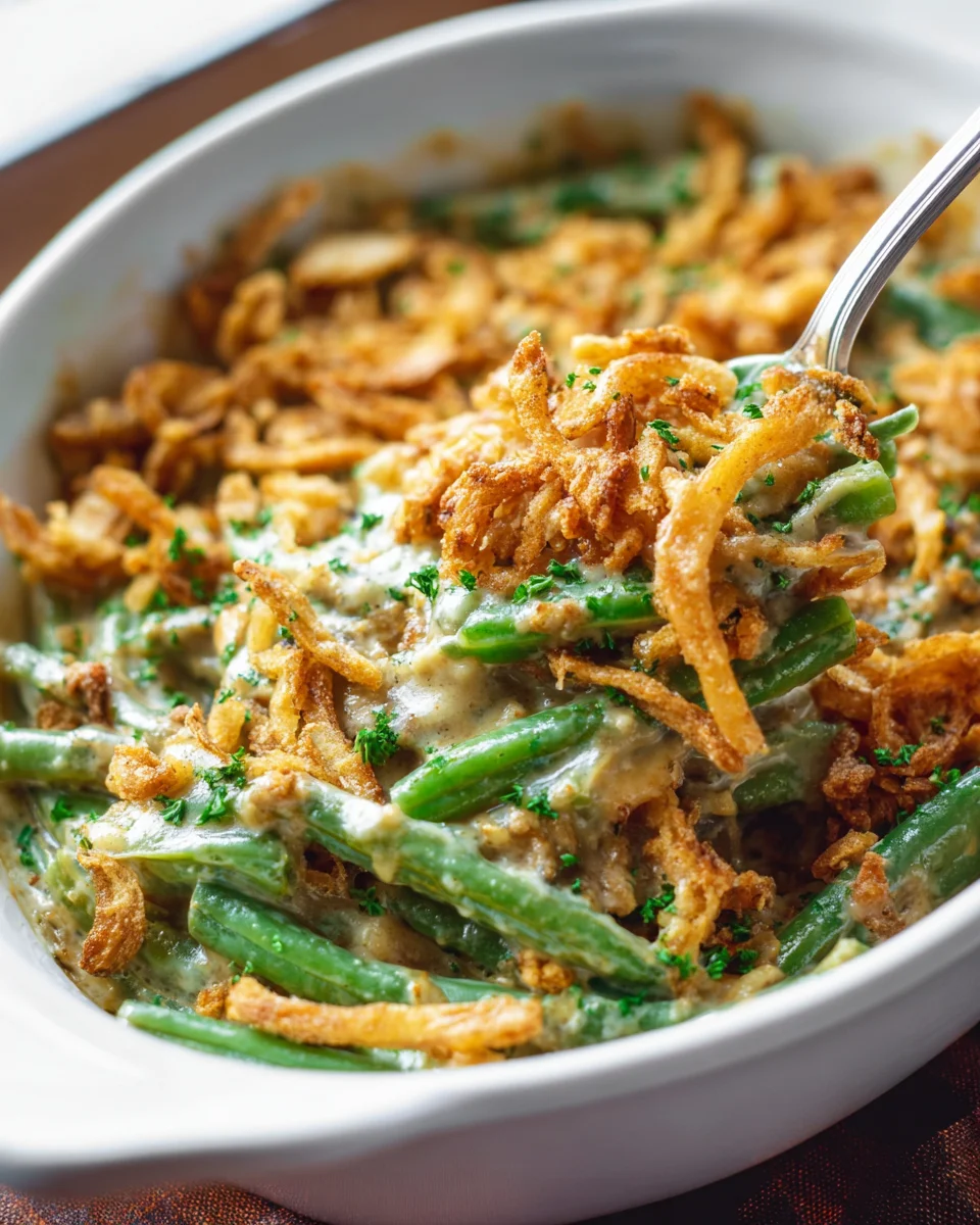 Delicious Classic Green Bean Casserole Recipe to Savor!