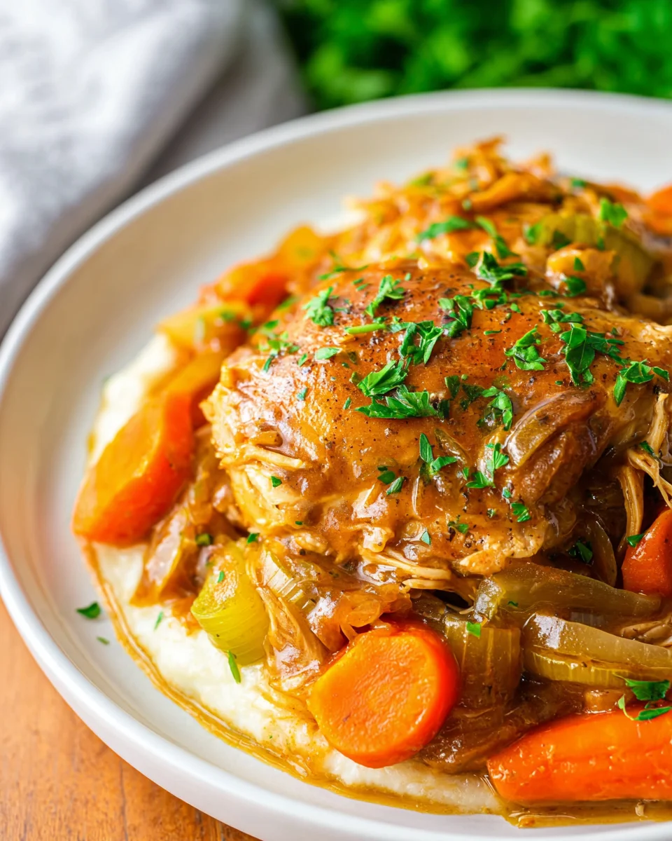 Tender Crockpot Chicken Pot Roast Recipe for Comforting Meals