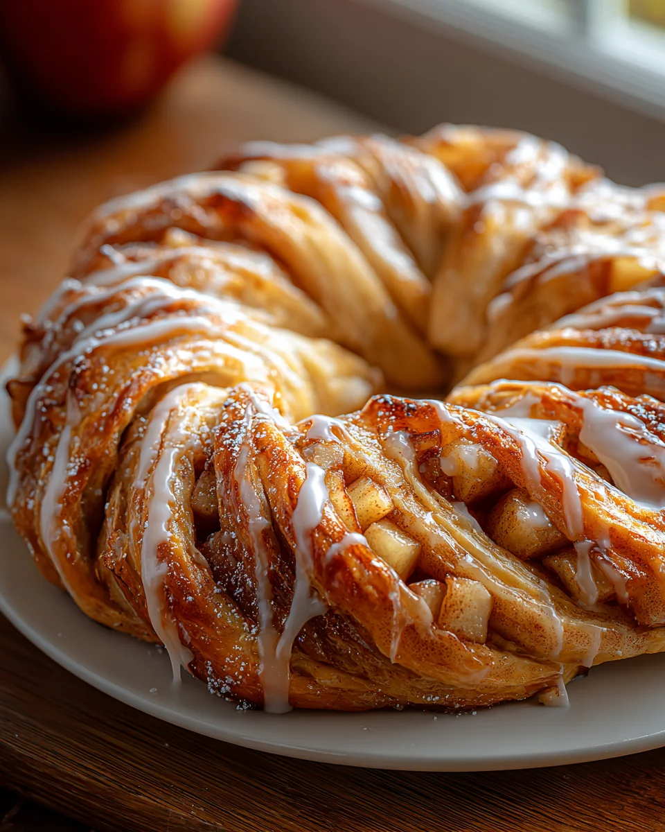 Delicious Apple Kringle With Vanilla Glaze Recipe to Savor