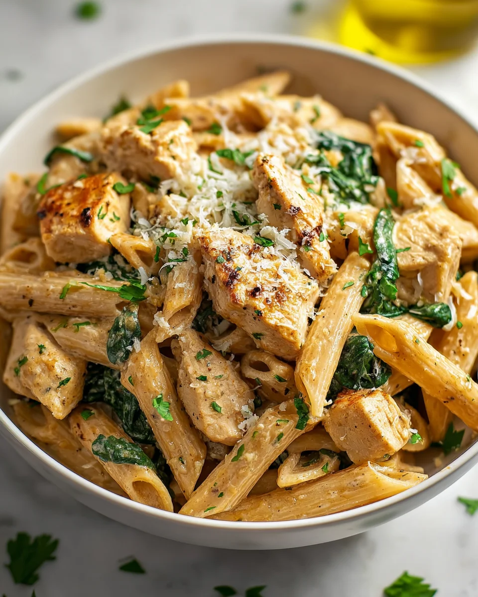 Healthy Garlic Parmesan Chicken Pasta for a Guilt-Free Meal