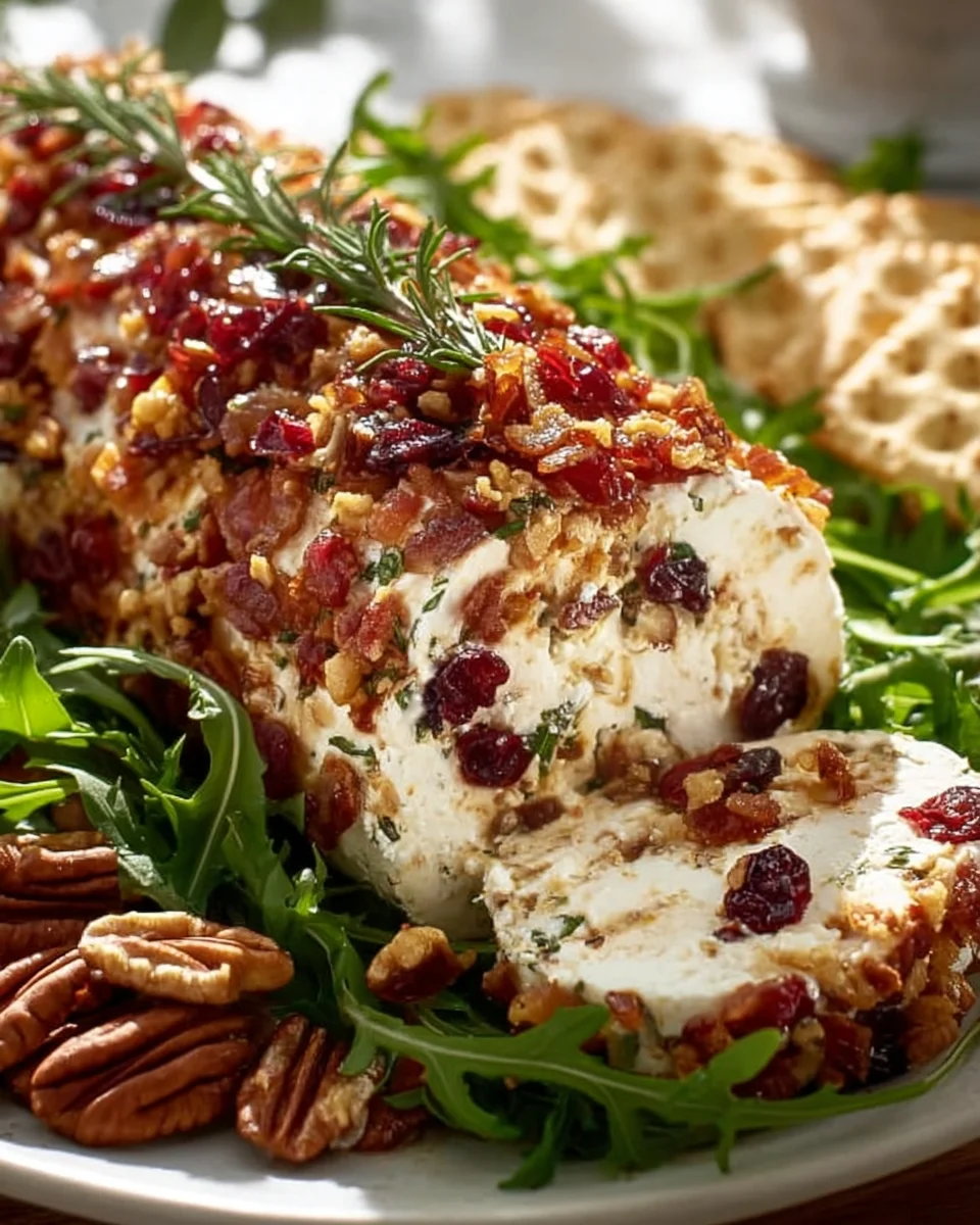 Million Dollar Beef Bacon Goat Cheese Appetizer Log Recipe