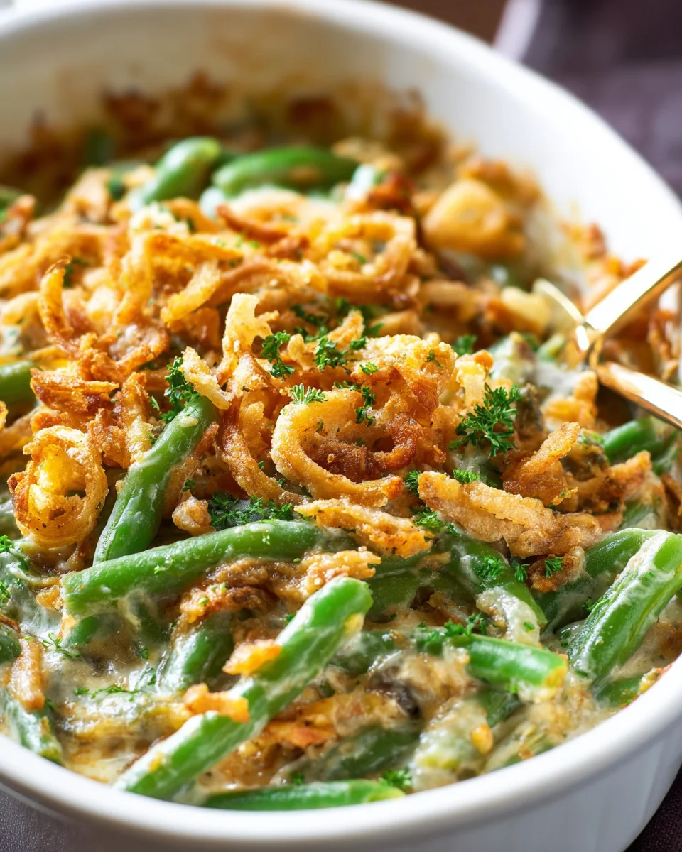 Delicious Classic Green Bean Casserole Recipe to Savor!