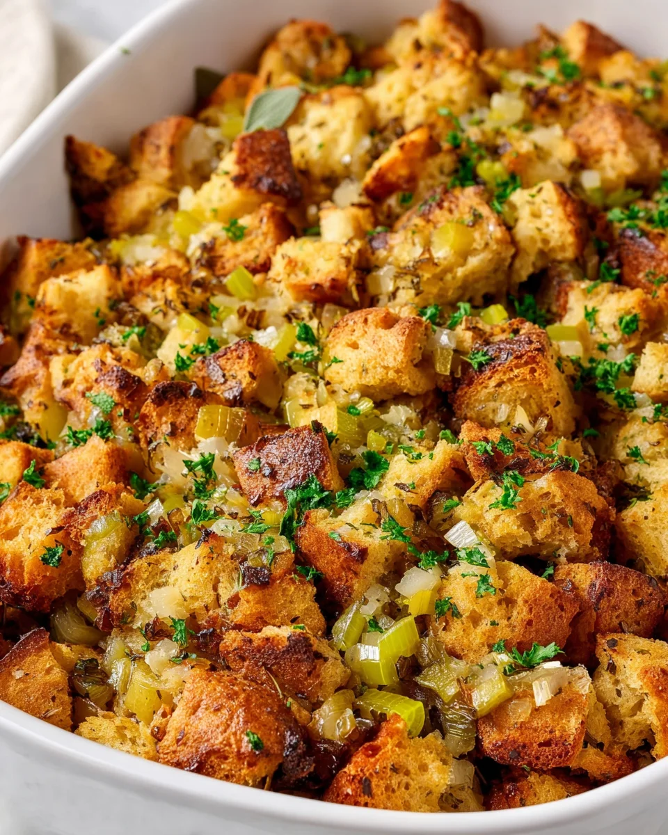 The Ultimate Homemade Stuffing: Simple, Savory, Superb!