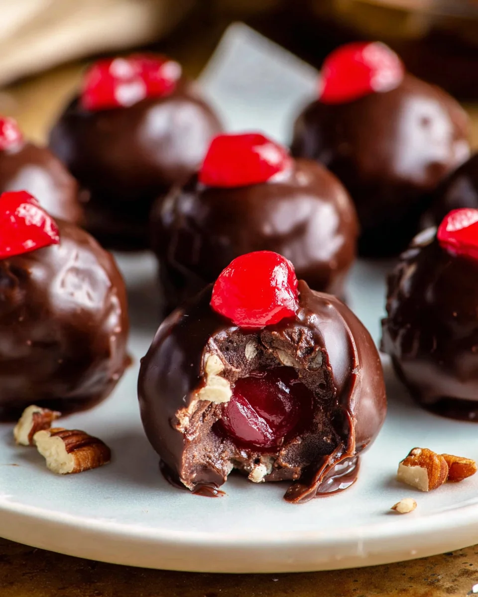 Delicious Cherry Bourbon Extract Balls for a Sweet Treat!