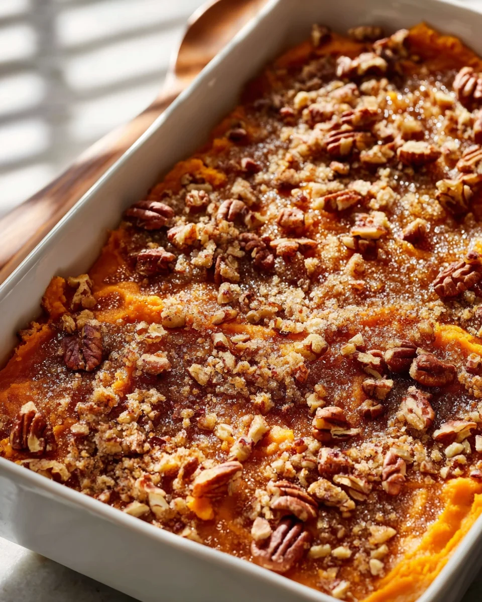 Delicious Ina Garten Sweet Potato Casserole with Pecans Recipe