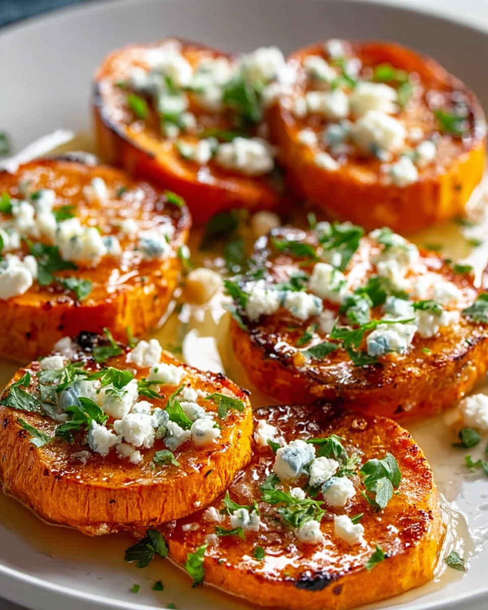Sweet Potato Rounds with Honey Feta: A Delicious Recipe!