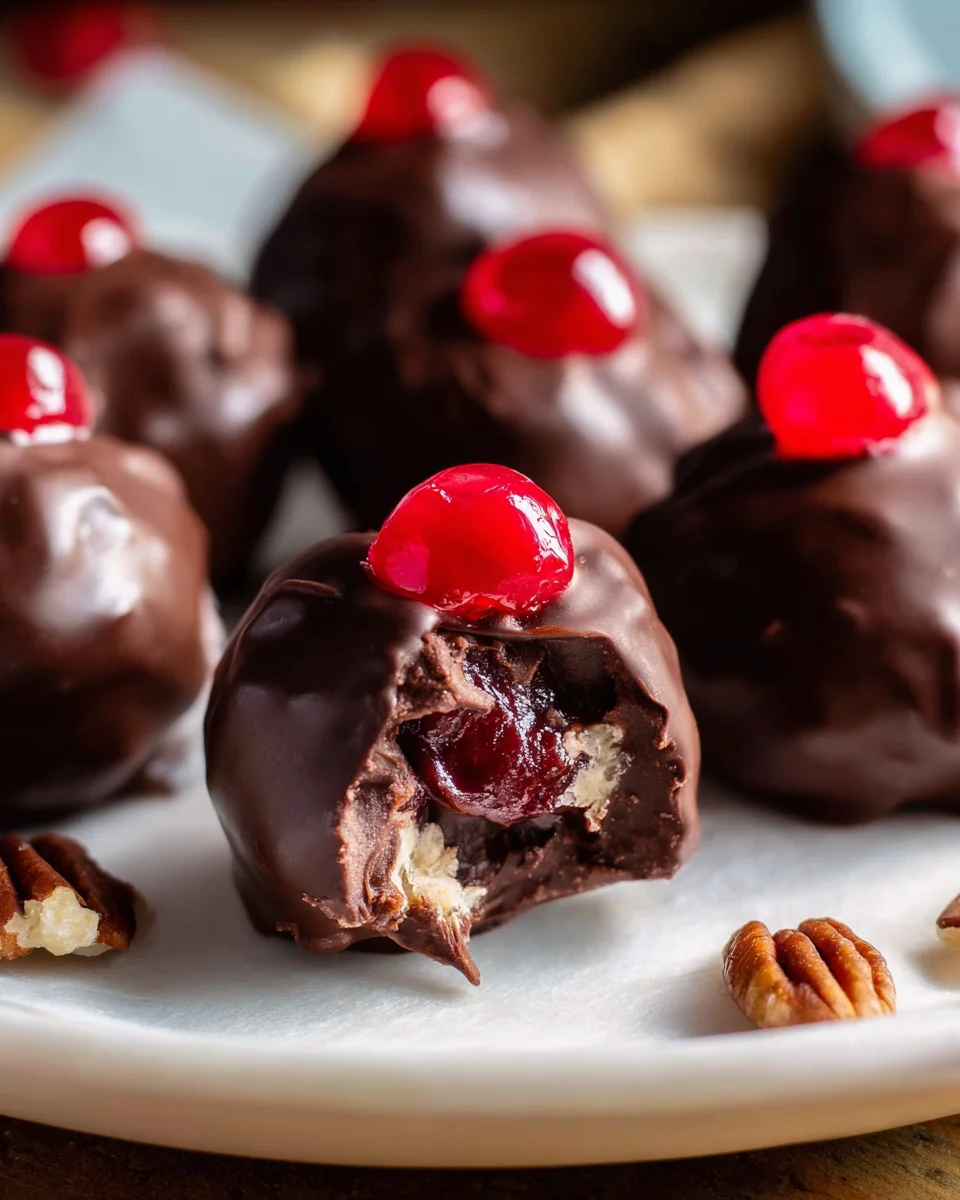 Delicious Cherry Bourbon Extract Balls for a Sweet Treat!
