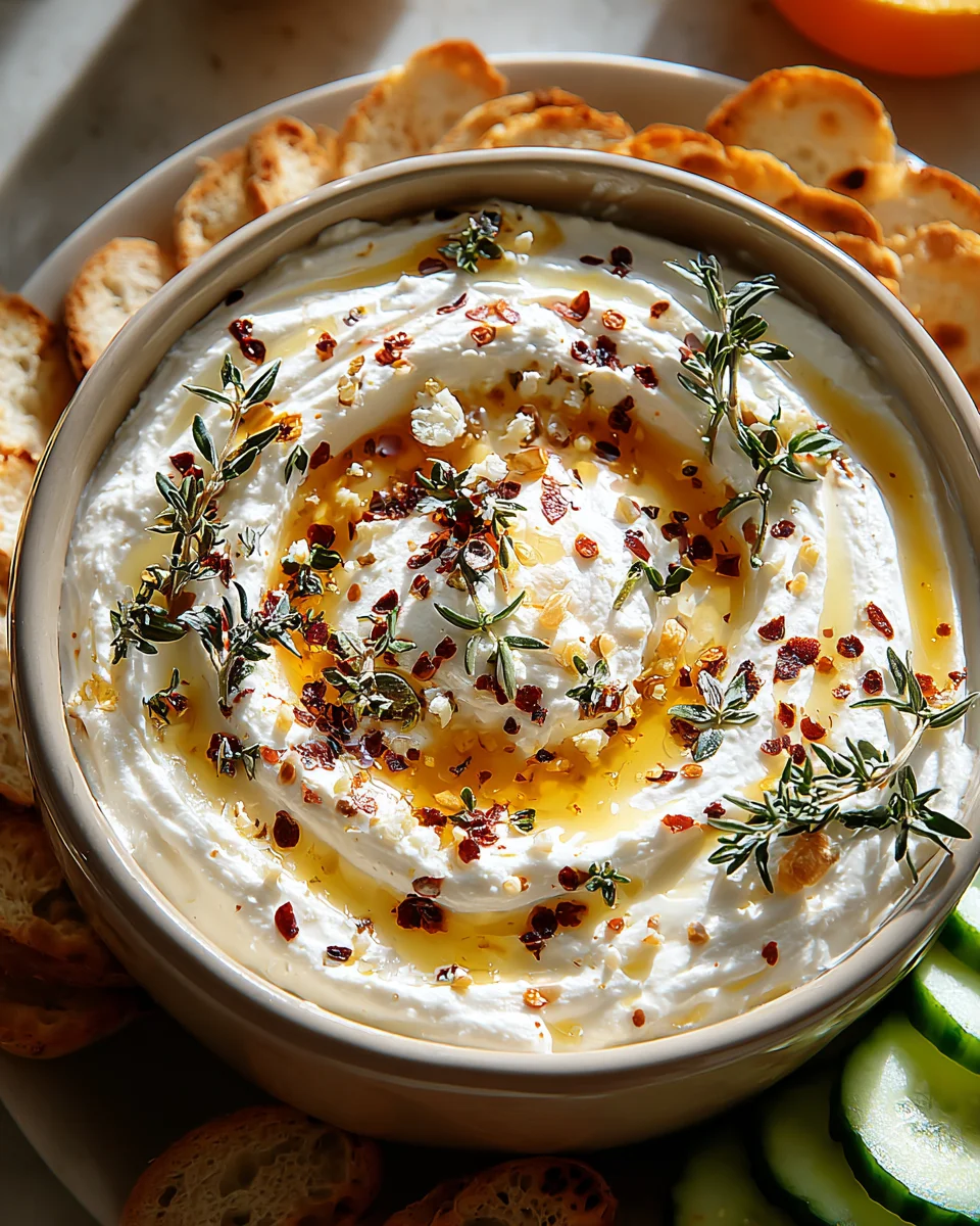 Classy Spicy Ricotta Dip with Hot Honey - Easy Appetizer Recipe