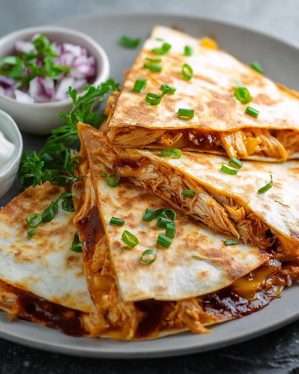 Delicious BBQ Chicken Quesadillas Recipe You'll Love!