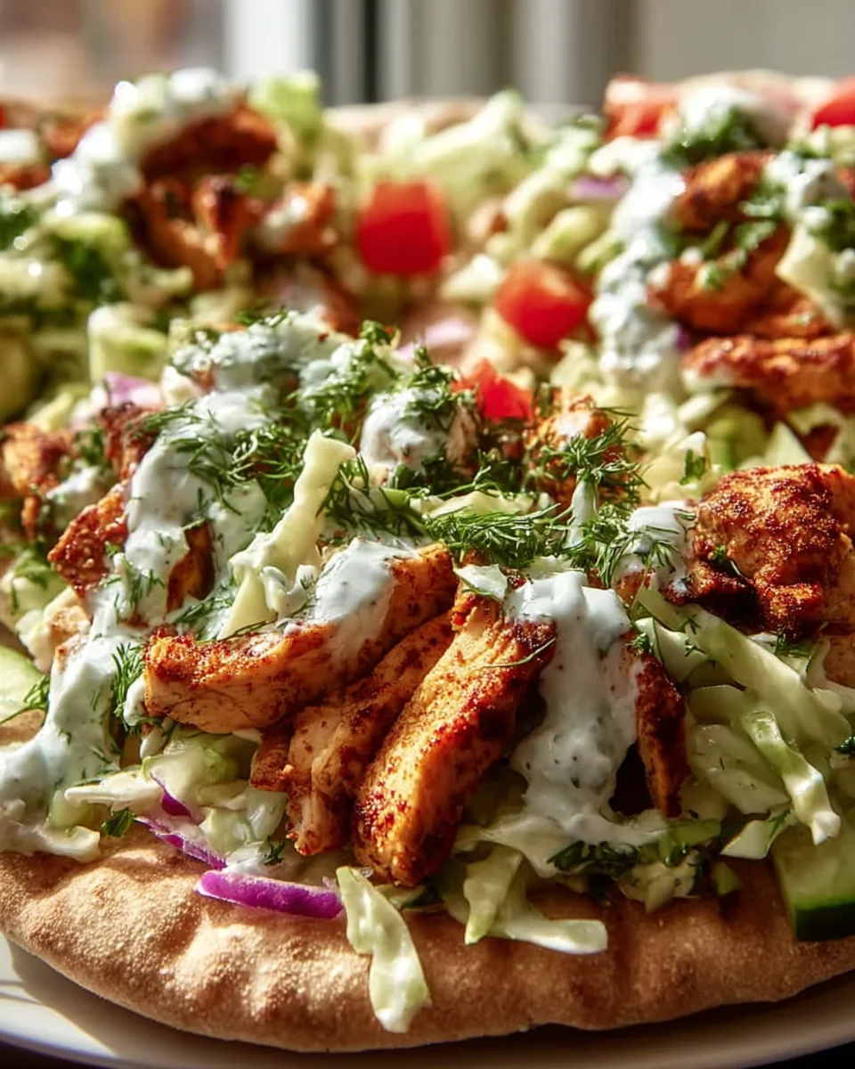 Delicious Sheet Pan Chicken Pitas with Herb Ranch Slaw Recipe