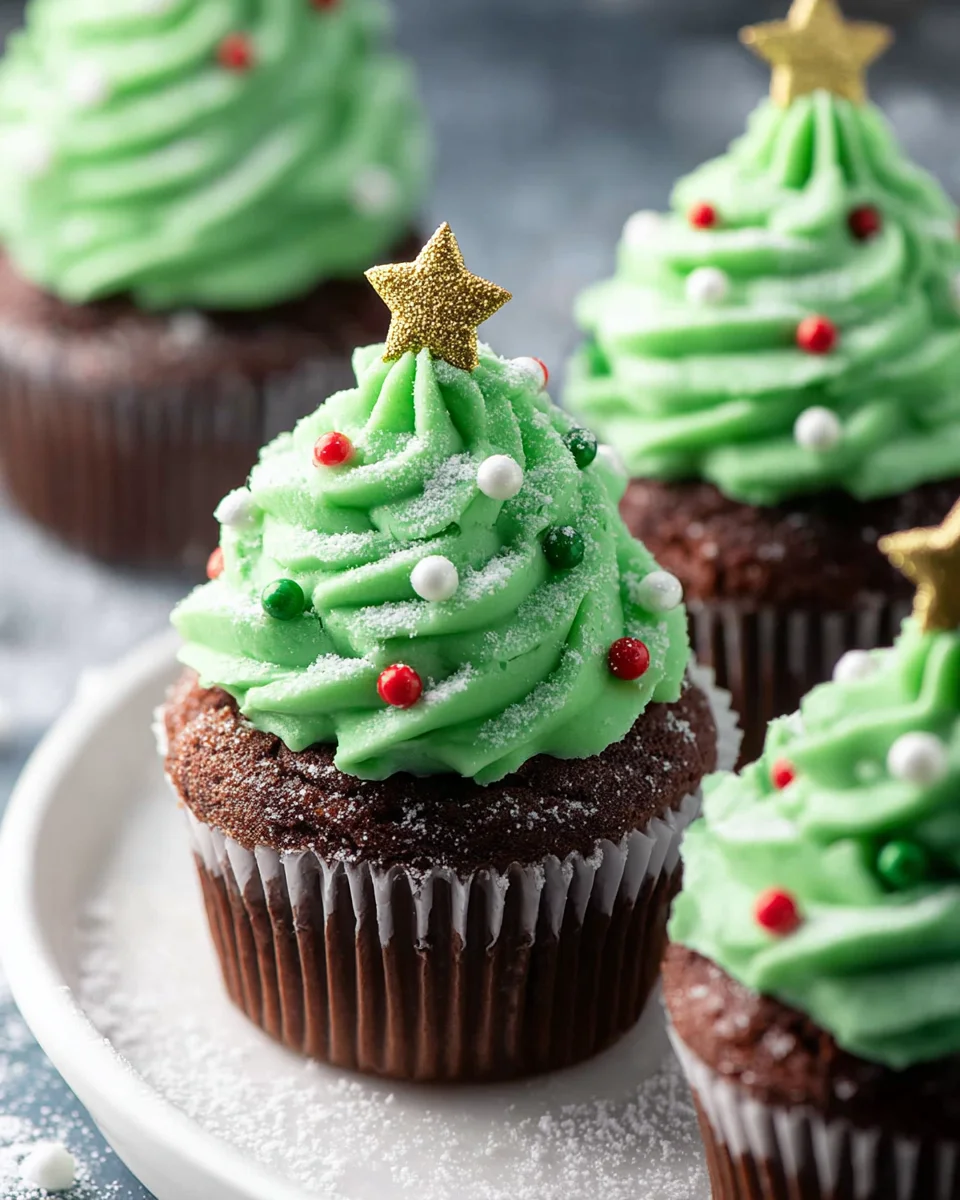Delicious Christmas Tree Cupcakes: Festive Holiday Treats!