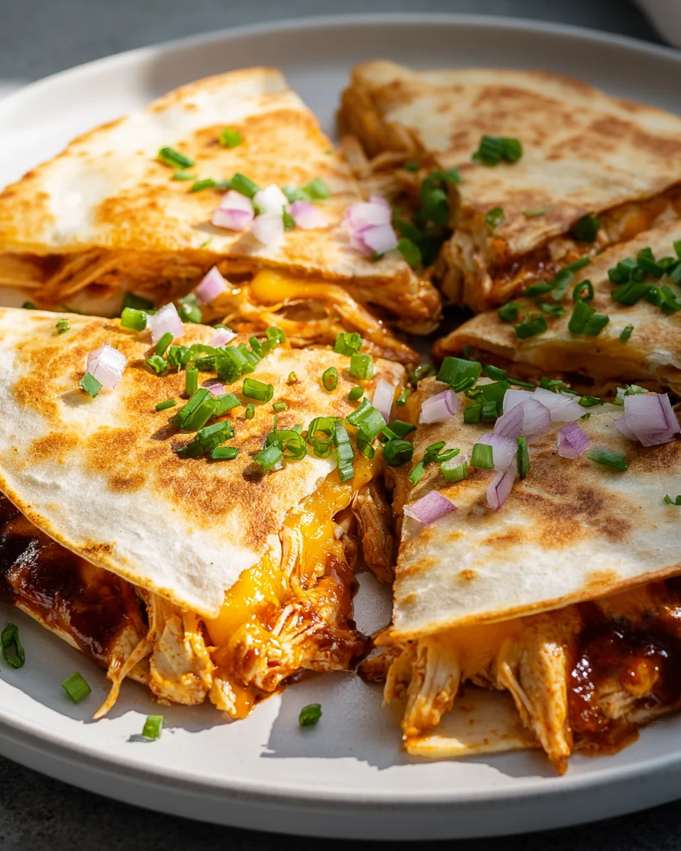 Delicious BBQ Chicken Quesadillas Recipe You'll Love!