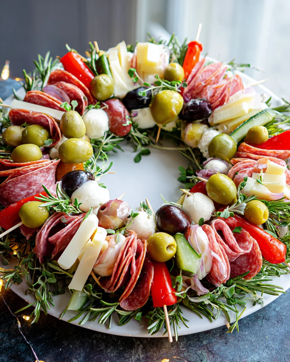 Festive Charcuterie Wreath: The Ultimate Party Centerpiece