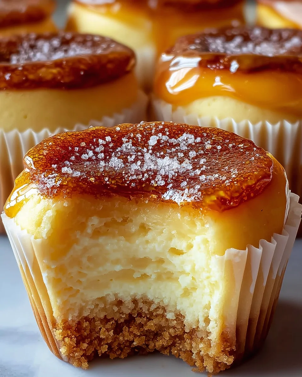 Decadent Crème Brûlée Cheesecake Cupcakes You'll Adore!