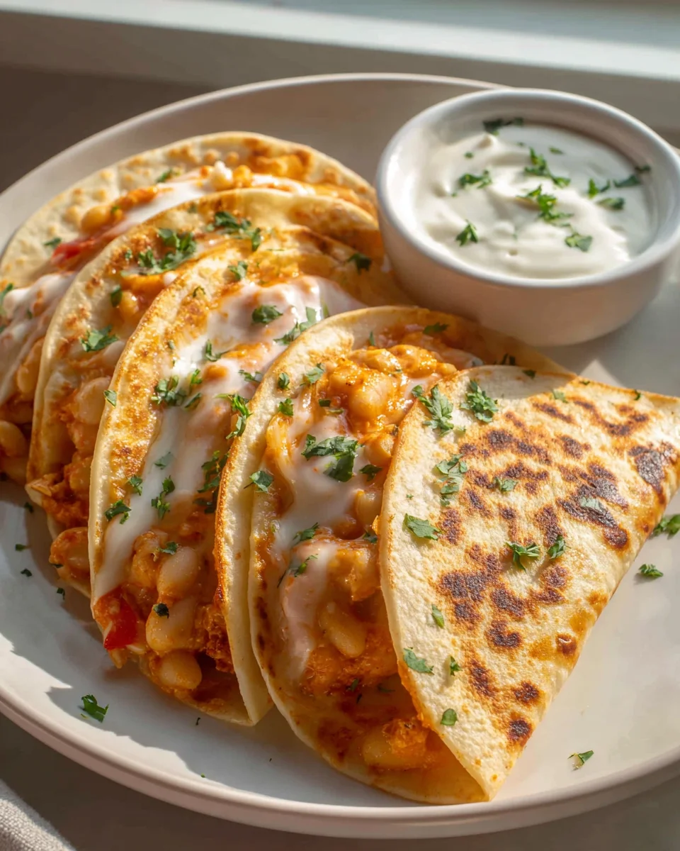 Delicious Buffalo White Bean Tacos Recipe for Taco Night!