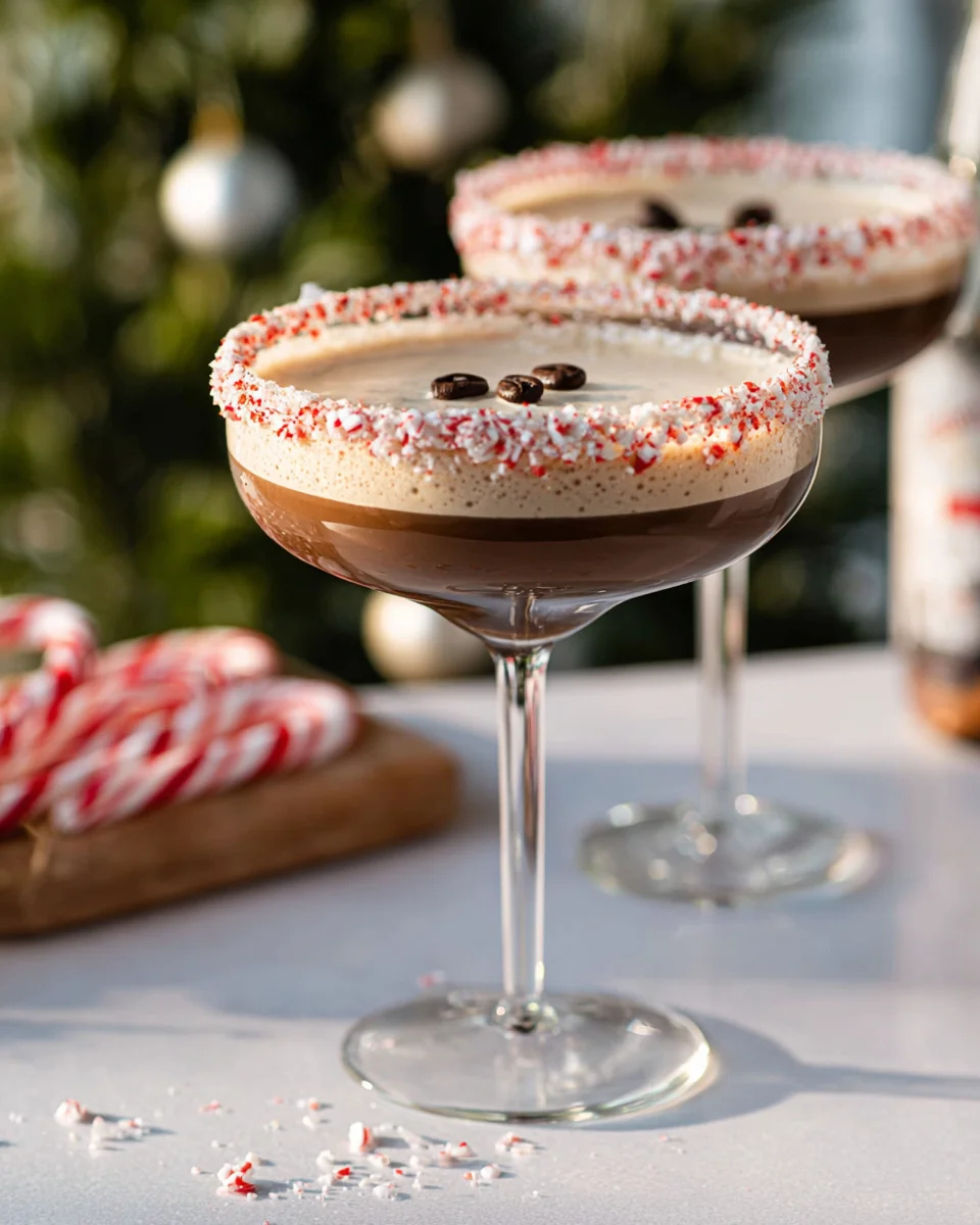 Delicious Peppermint Espresso Martinis: A Festive Treat!