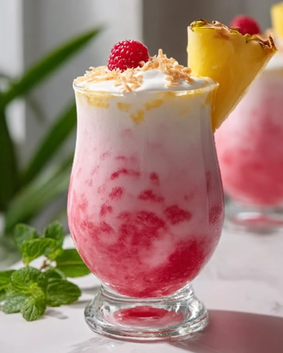Delicious Raspberry Colada Twist - A Refreshing Mocktail Recipe