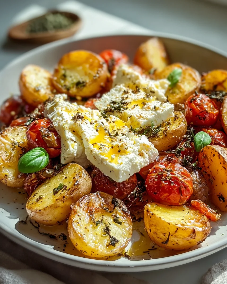 Healthy Baked Feta Potatoes: Easy & Delicious Recipe!