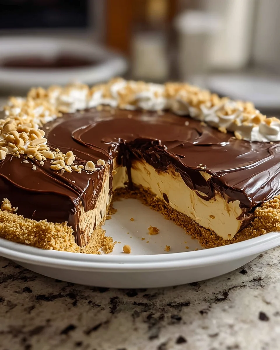 Decadent Chocolate Peanut Butter Cream Pie Recipe for Dessert Lovers