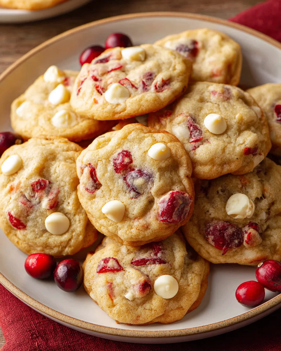 Delicious White Chocolate Cranberry Cookies Recipe to Try!