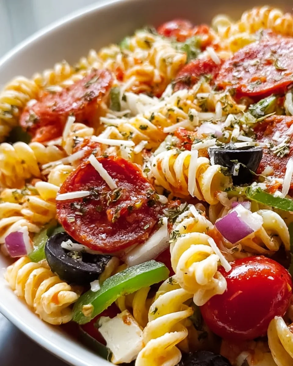 Delicious Pizza Pasta Salad Recipe for Easy Summer Meals