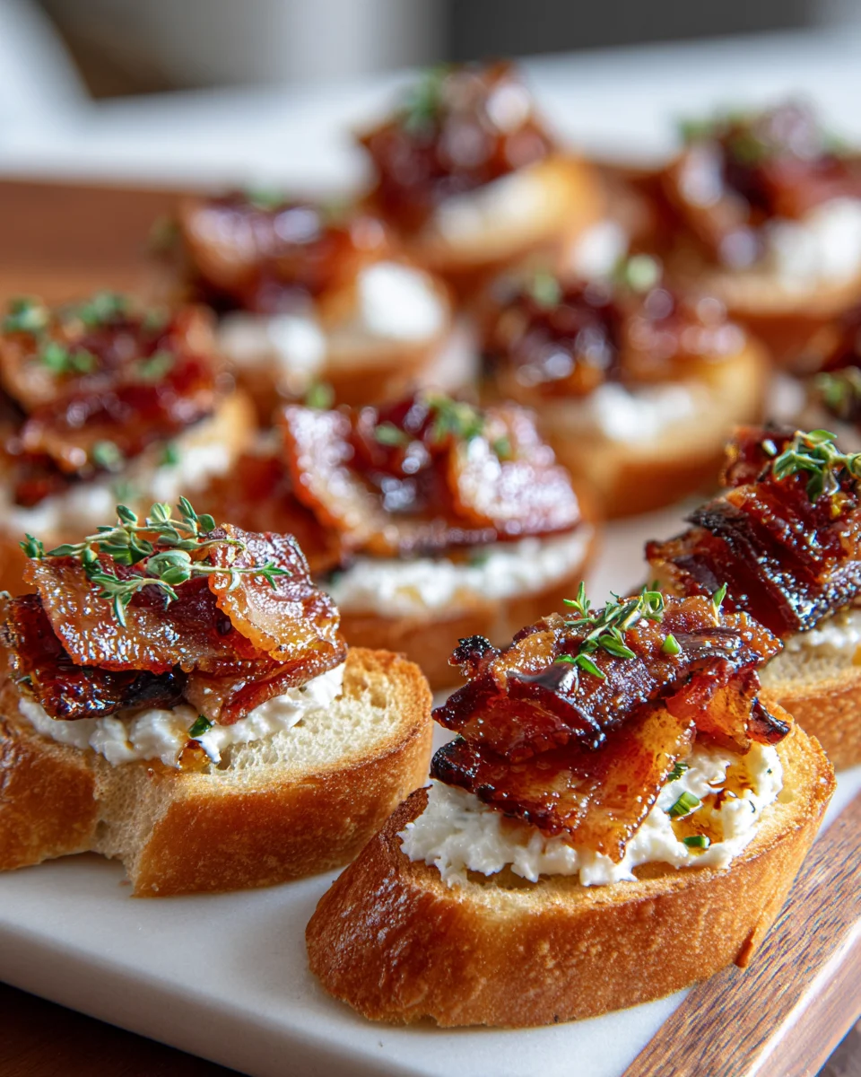 Million Dollar Beef Bacon Crostini: Irresistibly Delicious Appetizer