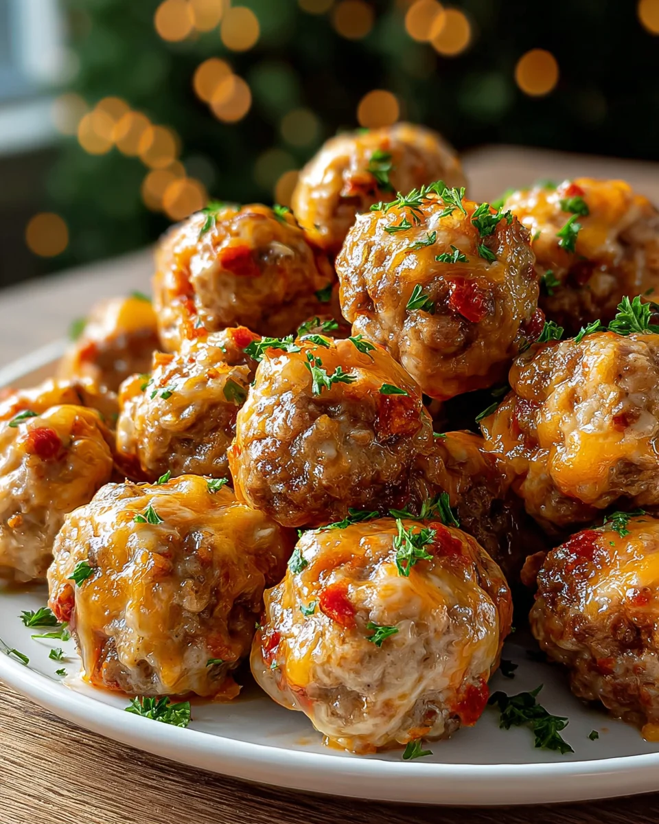 Delicious Rotel Sausage Balls Recipe with Beef and Cheese