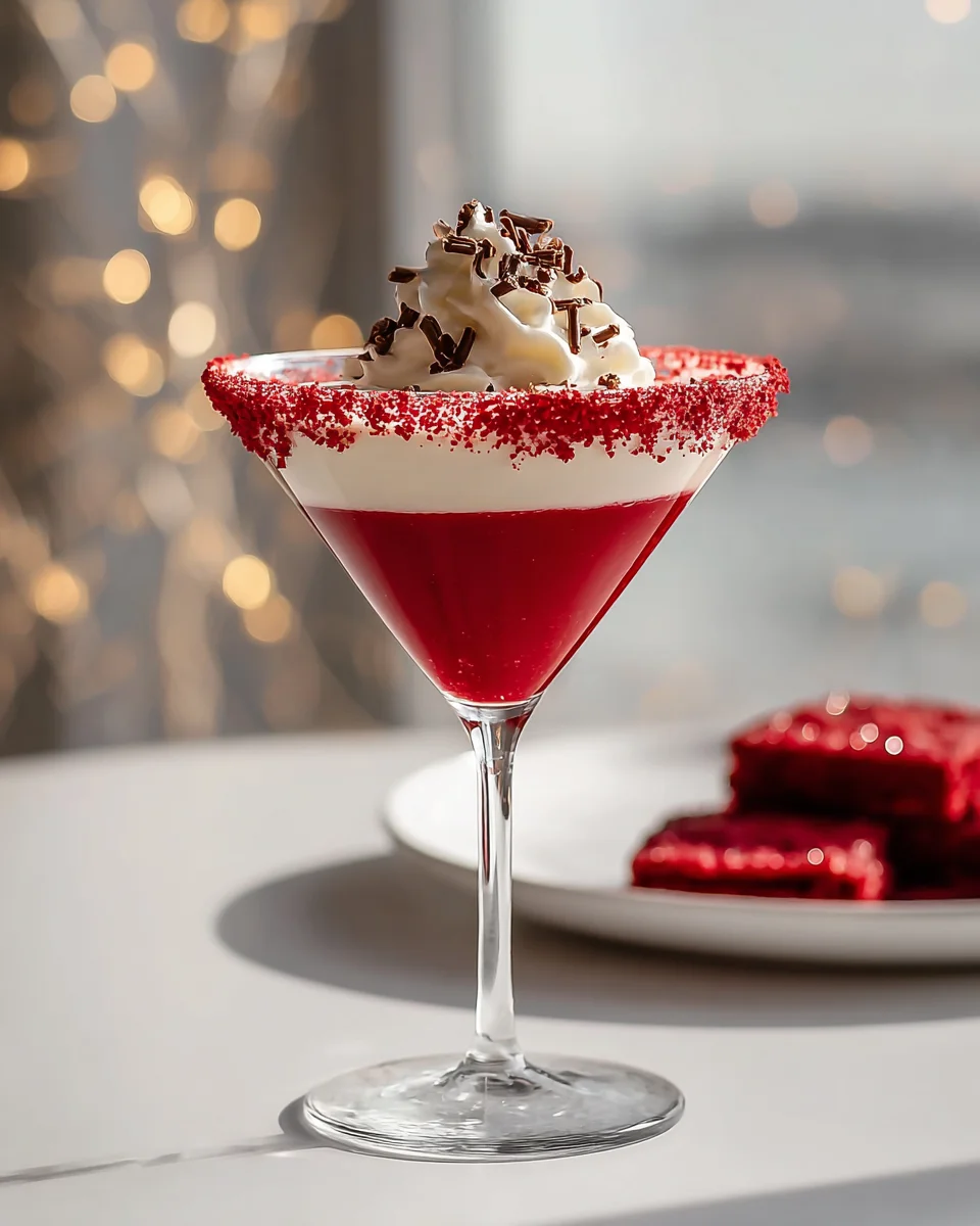 Delicious Red Velvet Martini Recipe - Non-Alcoholic Delight!