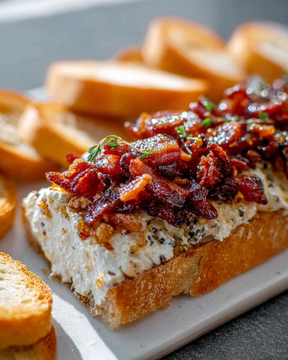 Million Dollar Beef Bacon Goat Cheese Appetizer Log Recipe