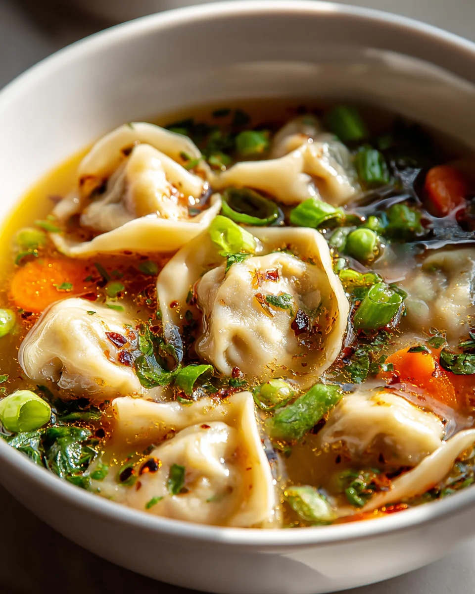 Comforting Beef Potsticker Soup: A Delicious Bowl of Warmth