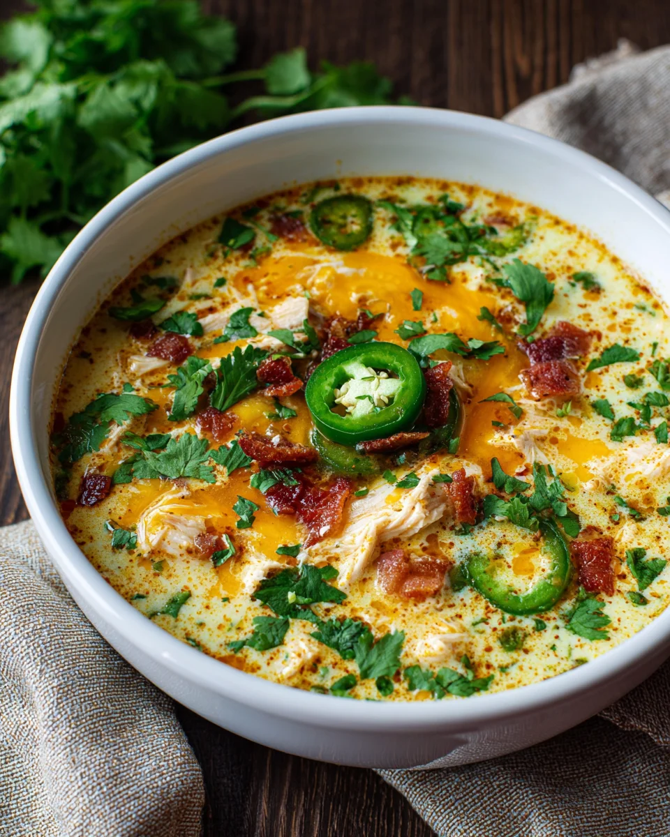 Spicy Jalapeno Popper Chicken Soup: A Flavorful Comfort Dish