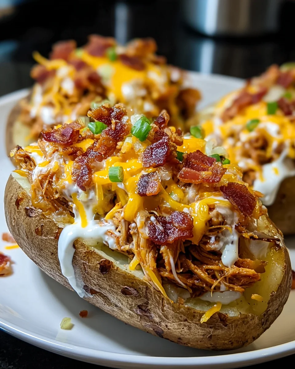 Beef Bacon Ranch Pulled Beef Stuffed Potatoes Recipe Delight