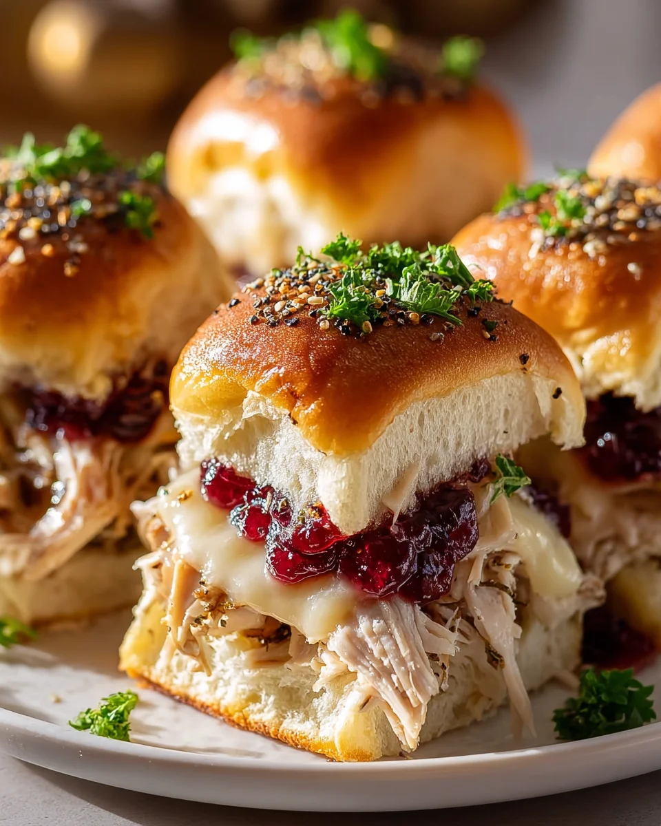 Thanksgiving Turkey Cranberry Sliders: A Festive Delight!