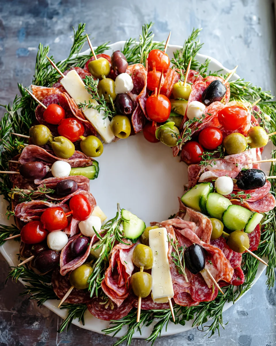 Easy Charcuterie Wreath: A Festive & Delicious Centerpiece