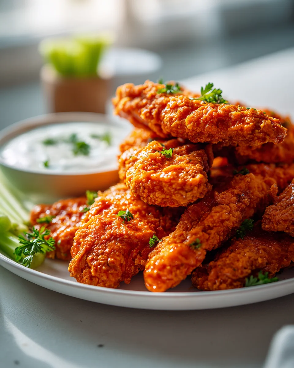 Air Fryer Buffalo Chicken Tenders: Crispy, Spicy & Easy!
