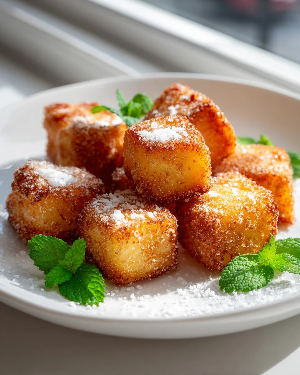 Crispy Angel Cake Churro Bites: Light & Crunchy Delight