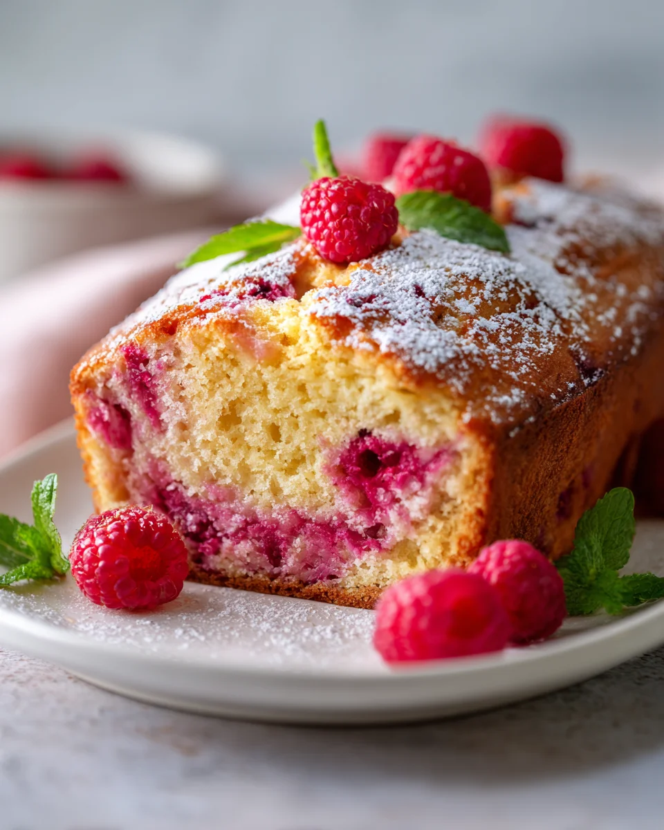 Raspberry Lemon Breakfast Loaf: Bright & Delicious Treat