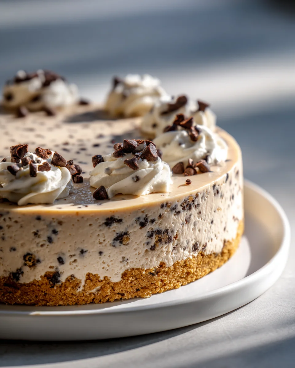Easy No Bake Cookie Dough Cheesecake – Rich & Creamy Dessert