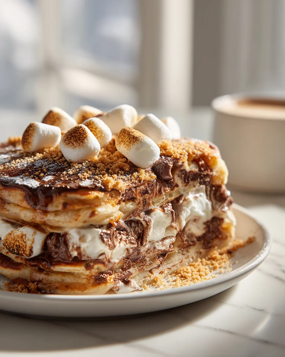 S'mores Pancake Breakfast Bake: Ultimate Sweet Breakfast!