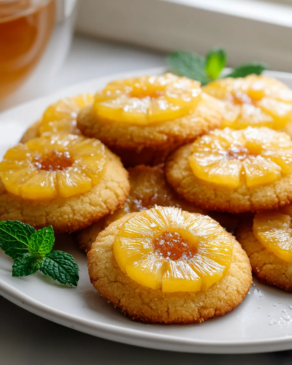 Sweet & Zesty Pineapple Upside Down Sugar Cookies Recipe