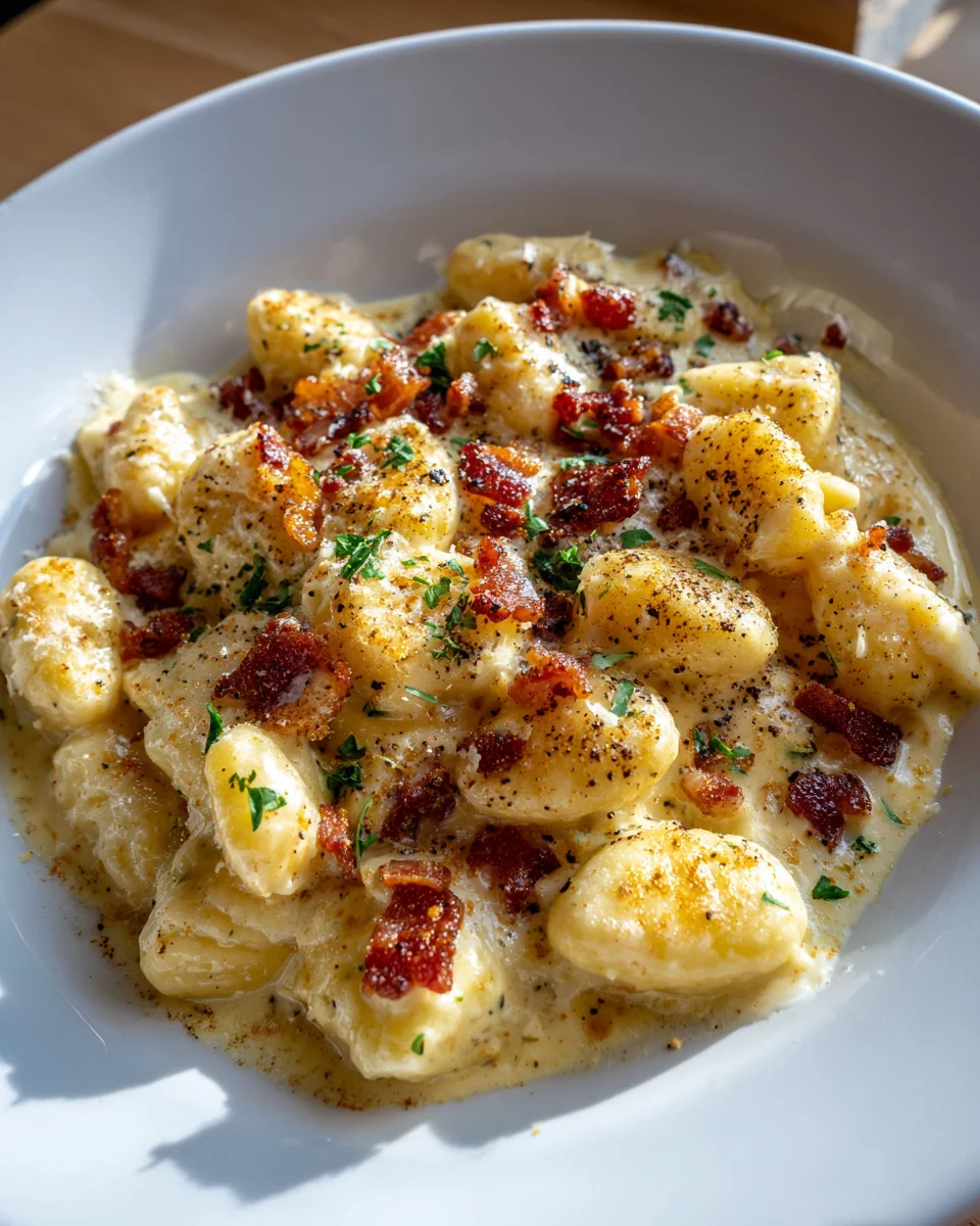 Beef Carbonara With Gnocchi: Creamy & Easy Dinner