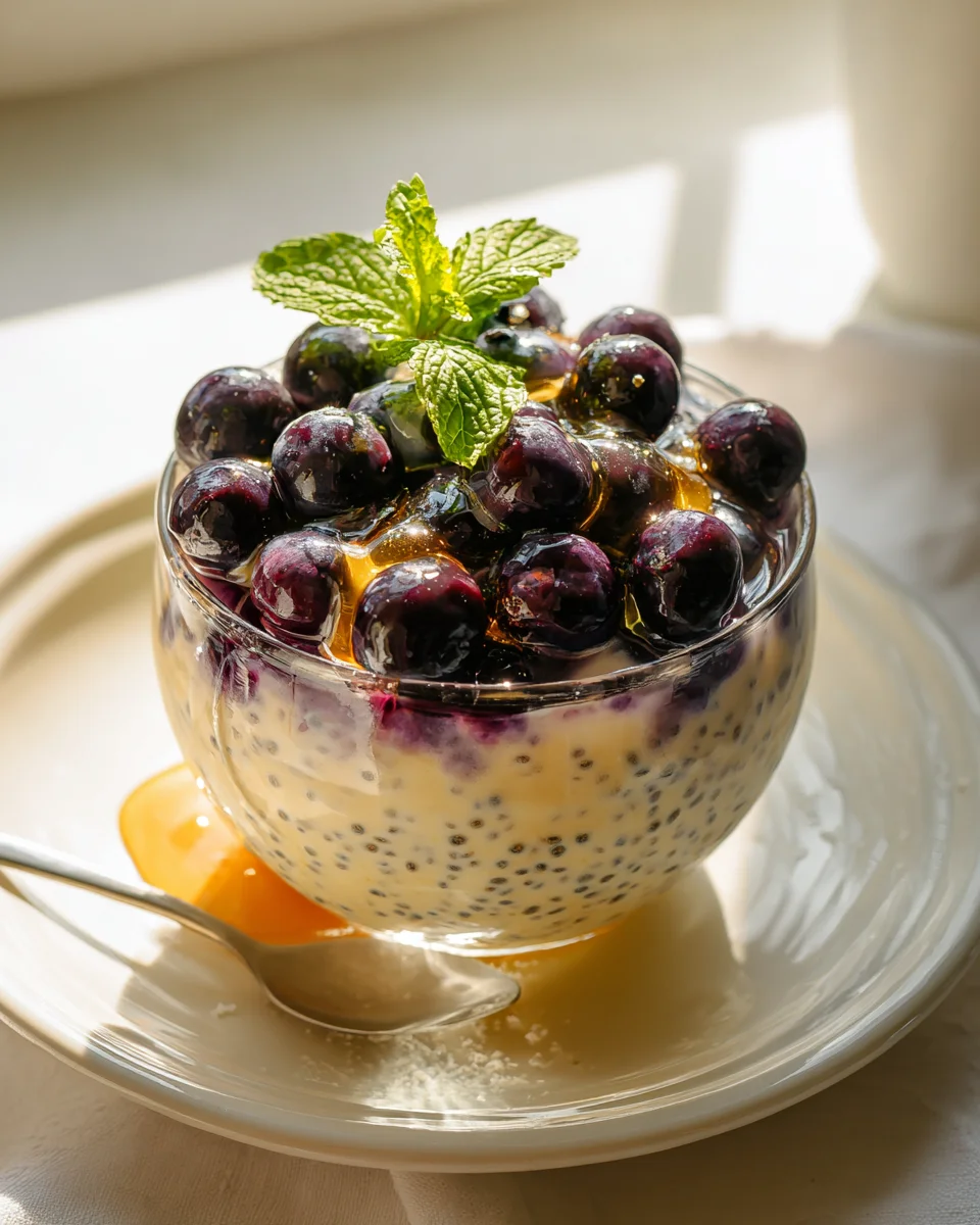 Lemon Blueberry Chia Pudding: Healthy, Easy Breakfast Treat