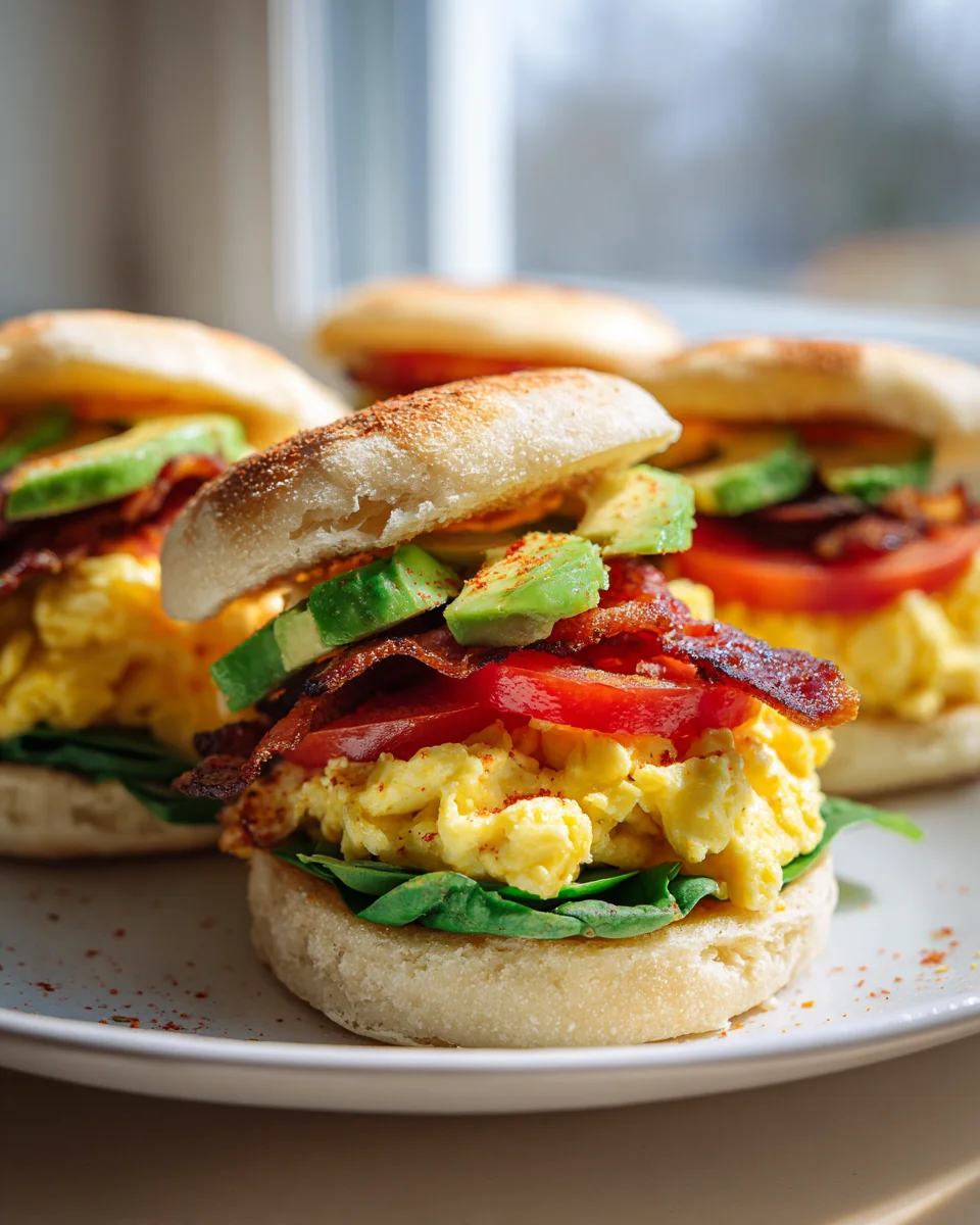 Delicious Avocado & Egg Breakfast with Crispy Beef Bacon