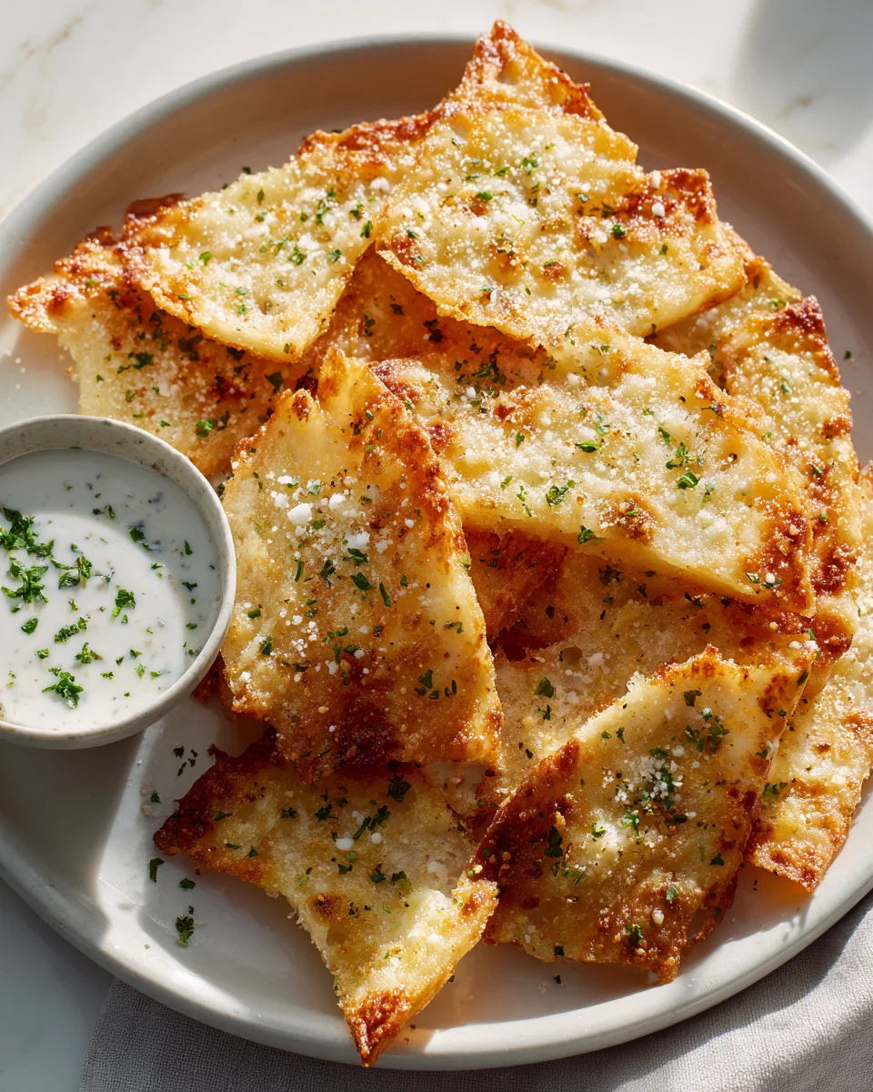 Crispy Cottage Cheese Chips: High Protein Low Carb Snack