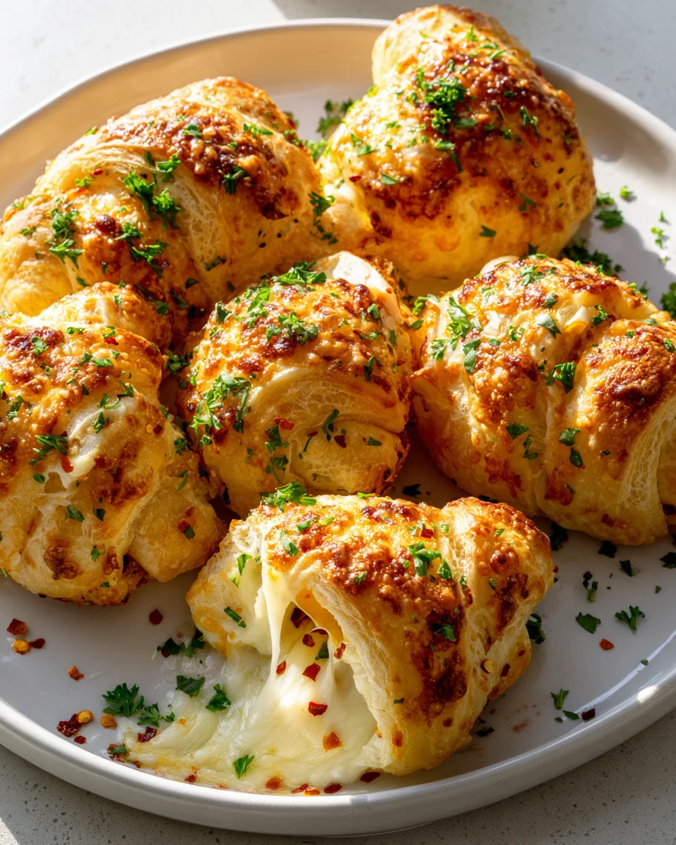 Mozzarella Popper Crescent Bombs: Cheesy, Easy Snack!